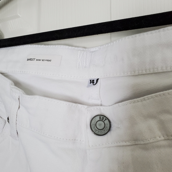 Kut From Kloth Bardot Crop Skinny Boyfriend Jeans - Picture 8 of 15